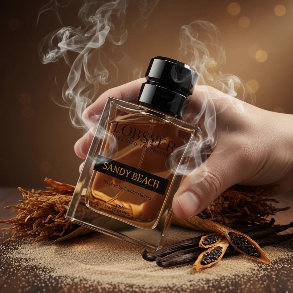 Sandy Beach Touched by Tobacco Vanila