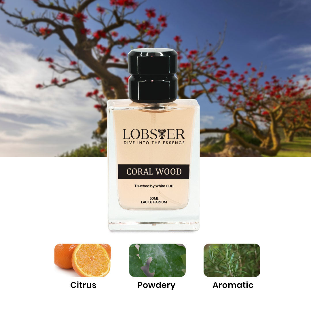 Coral Wood Touched by White Oud